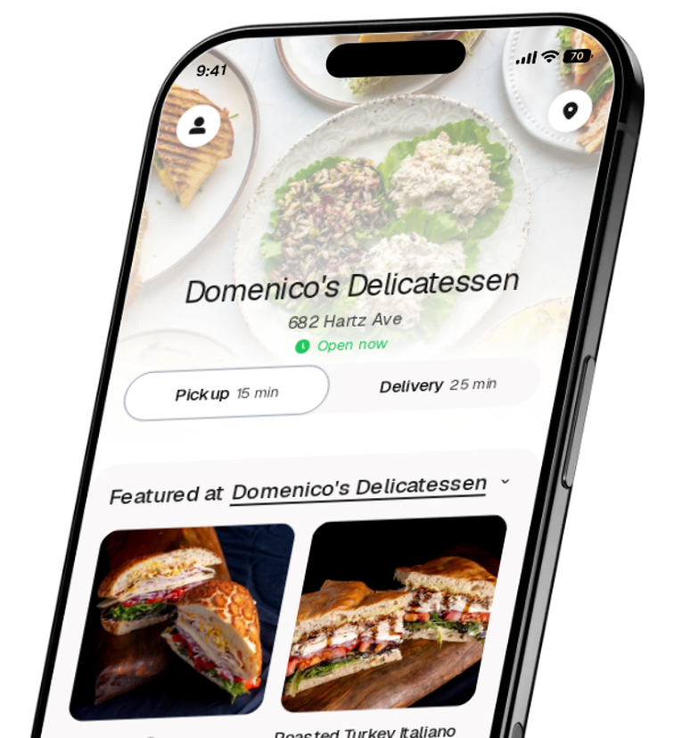 Domenico's Delicatessen app preview