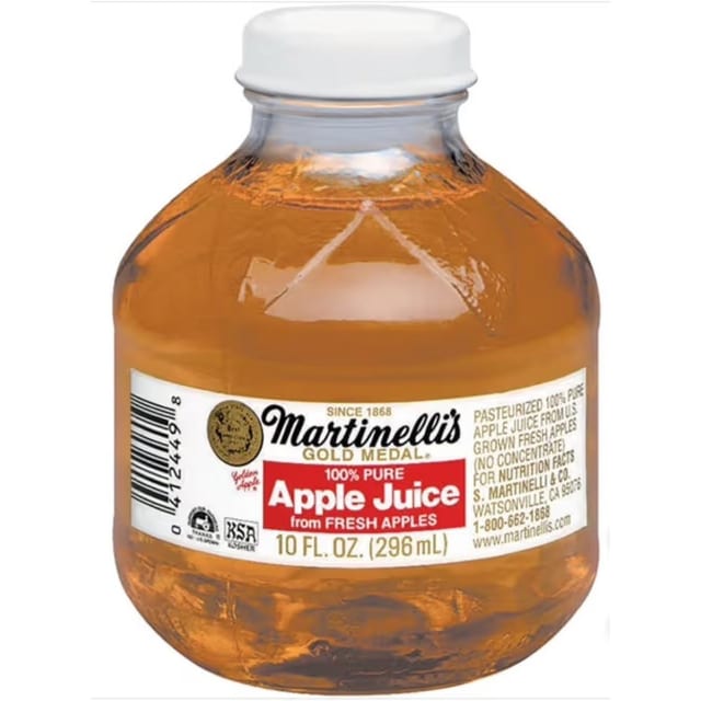 Martinelli Apple Juice.