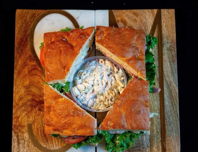 No. 2 — Roast Beef Focaccia.