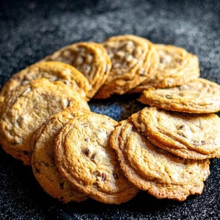 Dozen House Baked Chocolate Chip Cookies with Nuts (Small)