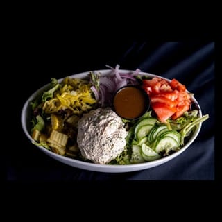 Tuna Salad on Spring Greens