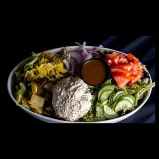 Chicken Salad on Spring Greens